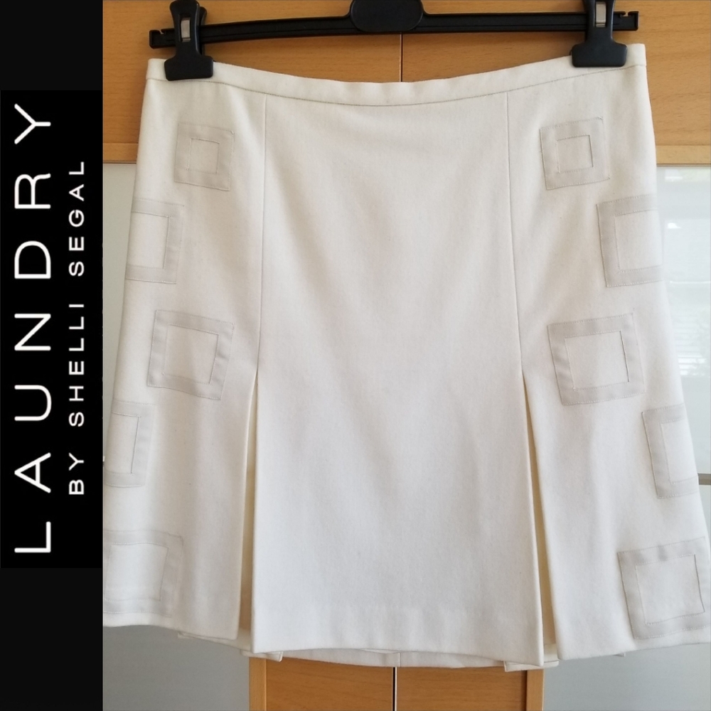 ❌SOLD LIKE NEW! Lined Wool Blend Skirt by LAUNDRY